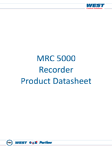 MRC 5000 Datasheet