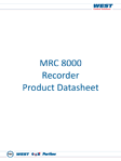 MRC 8000 Datasheet