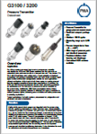 G3100 3200 Pressure Transmitter Datasheet