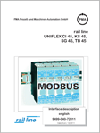 Rail line modbus thumb