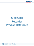 Mrc 5000 Chart Recorder